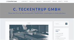 Desktop Screenshot of c-teckentrup.de